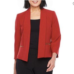 💋 2/$22 - Black Label Open Front Red Blazer